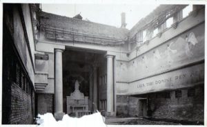 Kostel v Rajhradě po válce